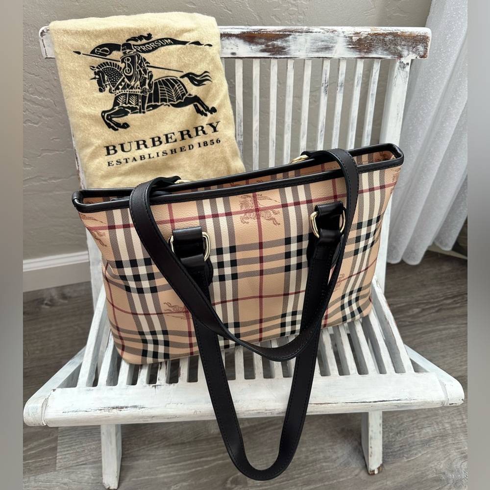 ❌SOLD❌. Burberry Haymarket Check Medium Regent Tote